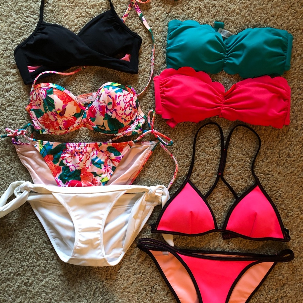Victoria’s Secret pink bikini bundle bandeau